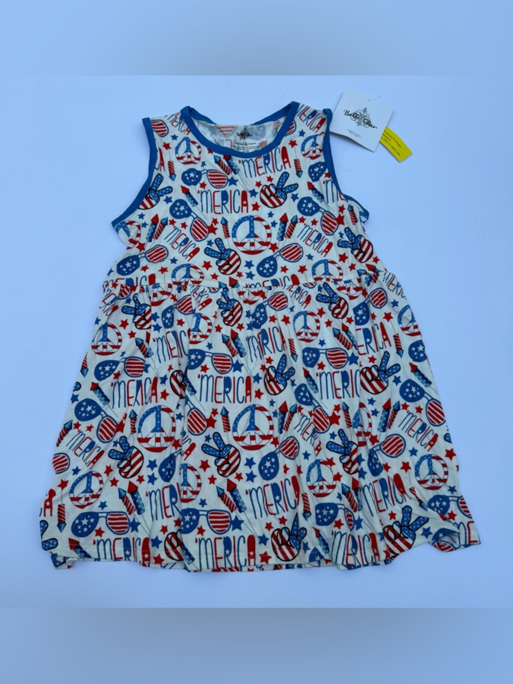 Belle Cher Bamboo 4th of July Tunic Dress